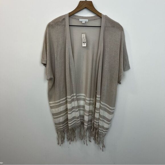 New York & Company NEW Short Sleeve Open Front Cardigan XS - Picture 1 of 12